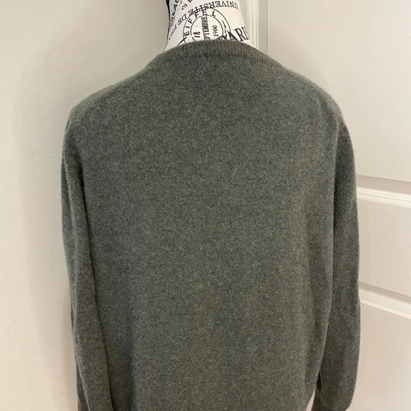 Kirkland Forest Green Cashmere Sweater Size Small - Picture 5 of 9